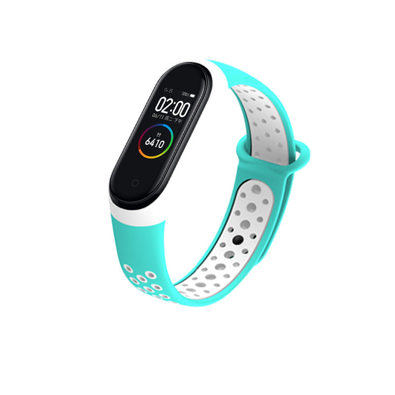 Mi Band 4 Wristband Universal Mi 3 Smart Sports Bracelet With Dual Color Replacement Strap - Nyaabs