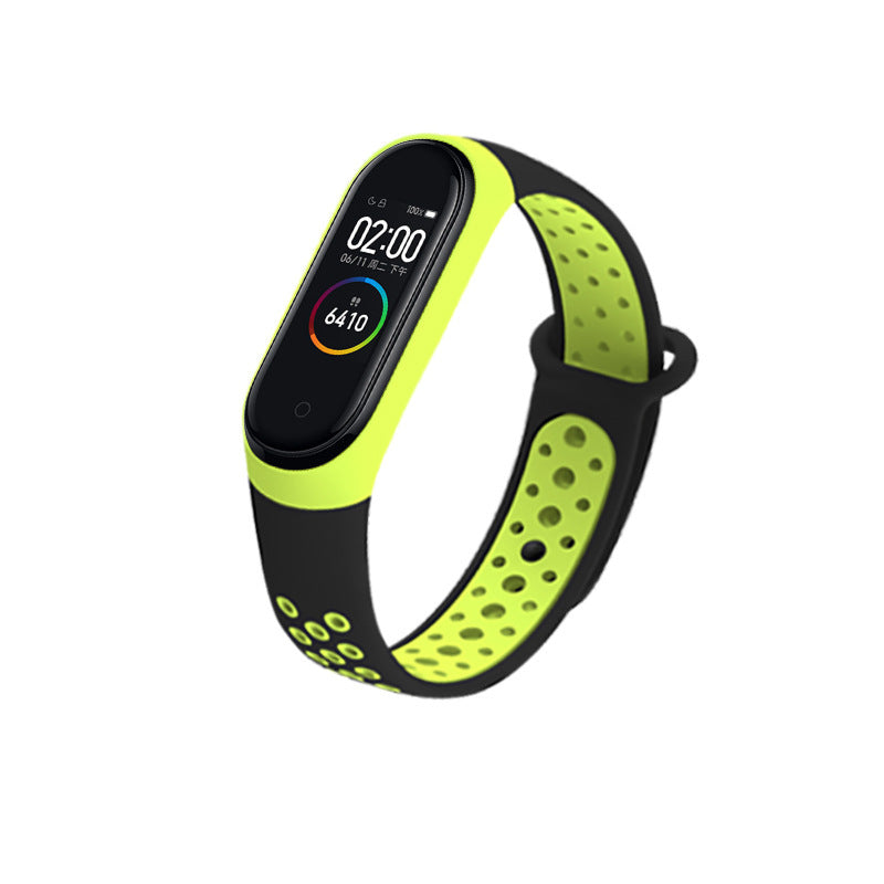 Mi Band 4 Wristband Universal Mi 3 Smart Sports Bracelet With Dual Color Replacement Strap - Nyaabs