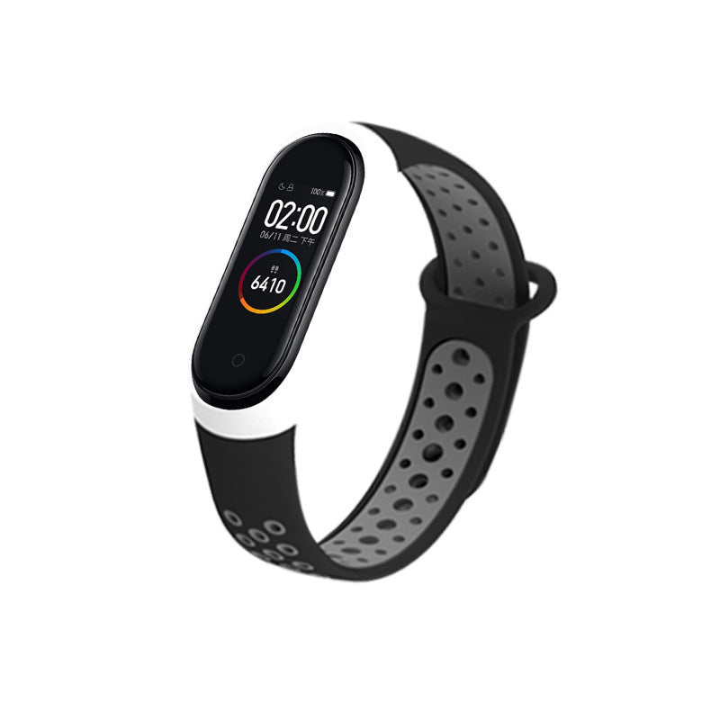 Mi Band 4 Wristband Universal Mi 3 Smart Sports Bracelet With Dual Color Replacement Strap - Nyaabs