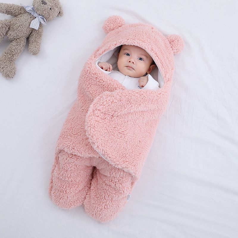 Baby Sleeping Bag Envelope for Newborn Baby Winter Swaddle Blanket - Nyaabs