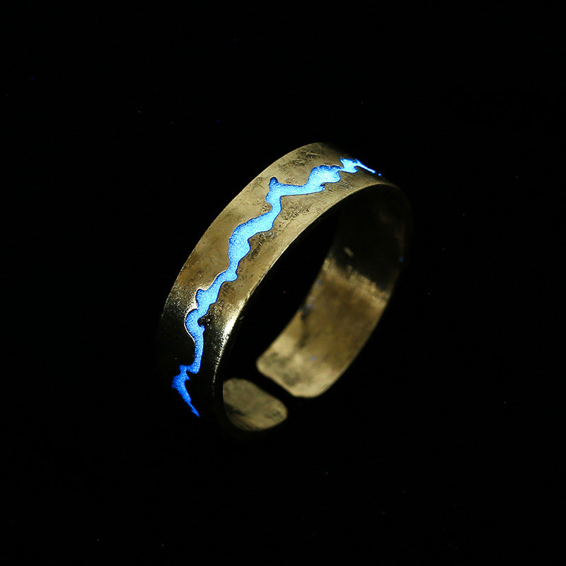 New Luminous Ring Crack Men And Women - Nyaabs