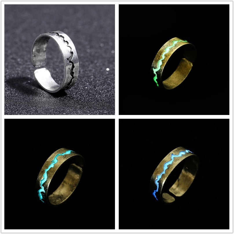 New Luminous Ring Crack Men And Women - Nyaabs