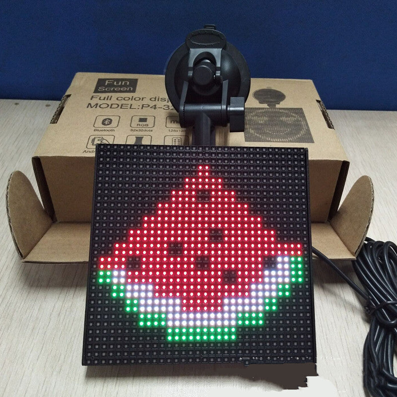 Full-Color Bluetooth Emoticon Car Led Display - Nyaabs