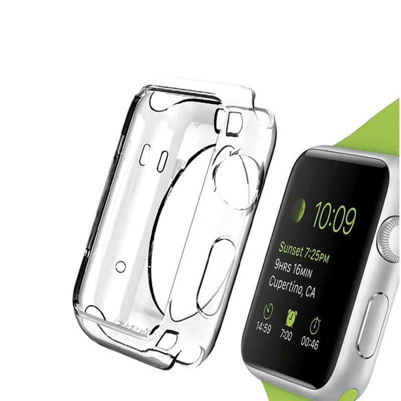 Compatible with Apple, Suitable For IWatch Protective Sleeve Apple Watch Transparent TPU Silicone Soft Shell - Nyaabs