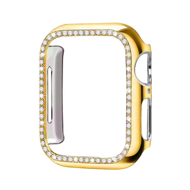 Suitable For Apple Watch Protective Case PC Diamond Protective Case - Nyaabs