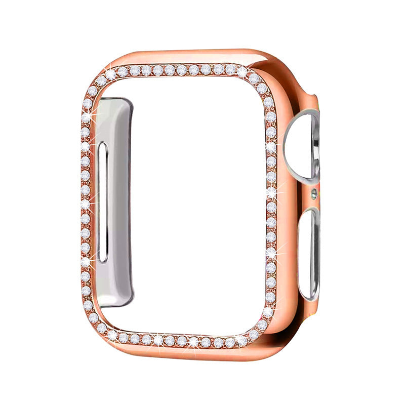 Suitable For Apple Watch Protective Case PC Diamond Protective Case - Nyaabs