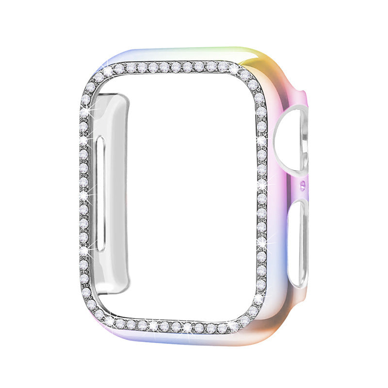 Suitable For Apple Watch Protective Case PC Diamond Protective Case - Nyaabs