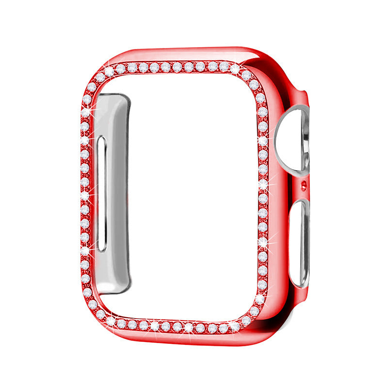 Suitable For Apple Watch Protective Case PC Diamond Protective Case - Nyaabs