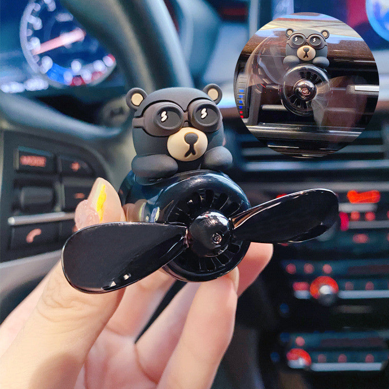 Aviator Bears Car Air Outlet Aromatherapy Ornaments - Nyaabs