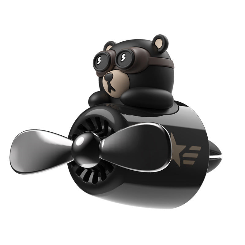 Aviator Bears Car Air Outlet Aromatherapy Ornaments - Nyaabs