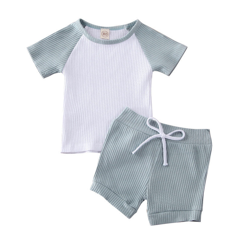 Shirt Shorts 2pcs For Baby Clothes Boy Kids Boys Clothing - Nyaabs