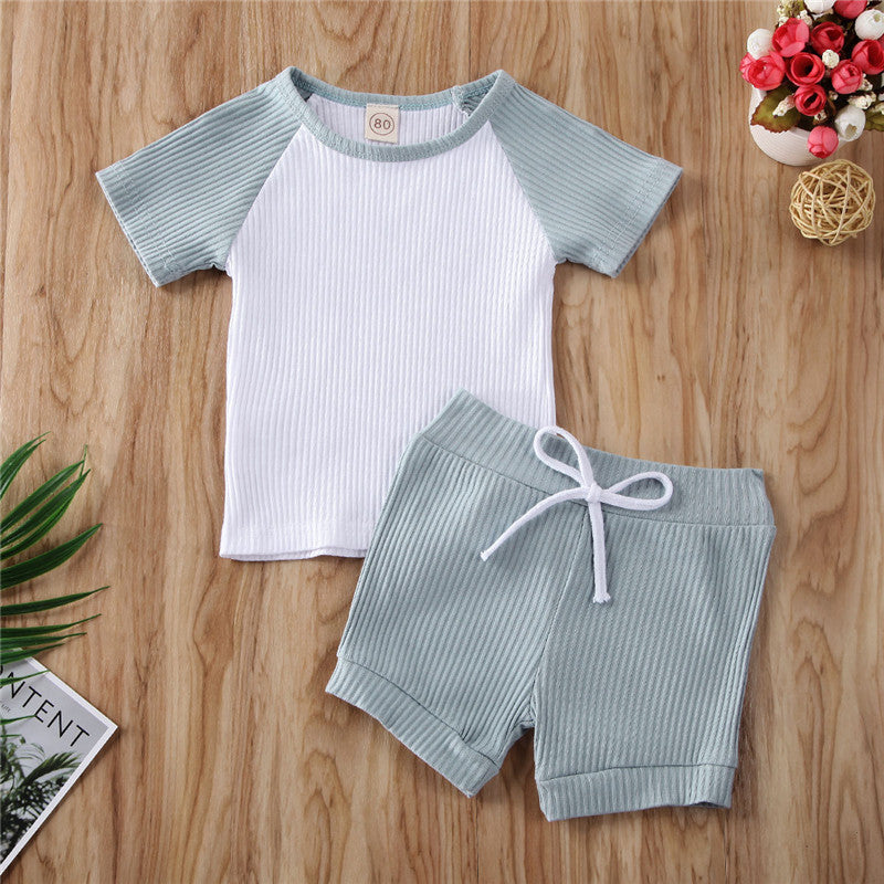 Shirt Shorts 2pcs For Baby Clothes Boy Kids Boys Clothing - Nyaabs