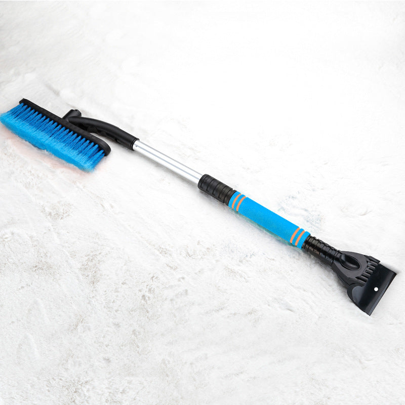 Car Cleaning Brush Ice Scraper Detachable Snow Shovel Brush Dust Remove Brush Auto Windshield Extendable Snow Brush Foam Handle - Nyaabs