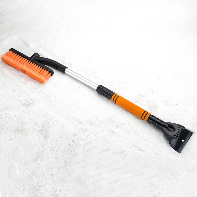 Car Cleaning Brush Ice Scraper Detachable Snow Shovel Brush Dust Remove Brush Auto Windshield Extendable Snow Brush Foam Handle - Nyaabs