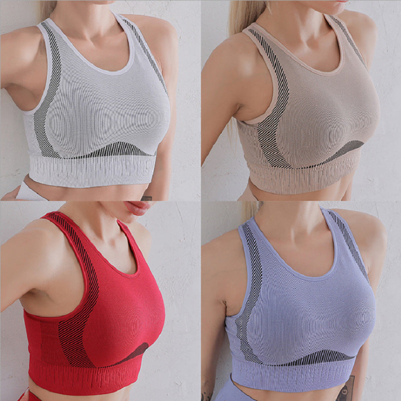 Fitness Yoga Wear Bra Shockproof Sports Underwear - Nyaabs