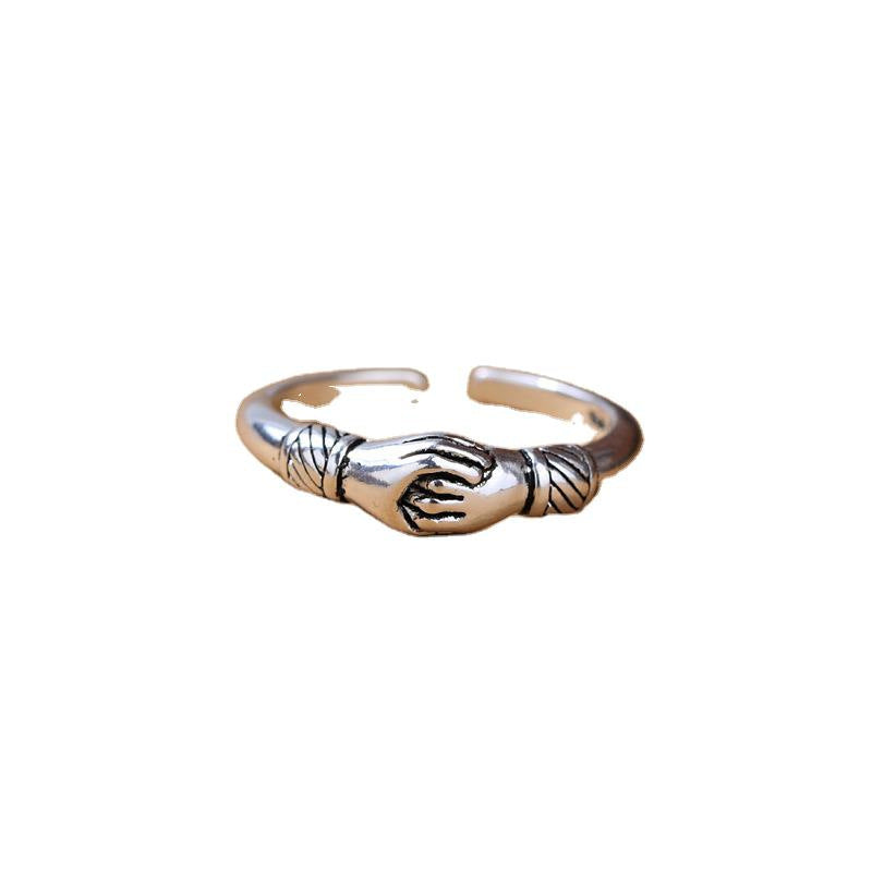 Holding Hands Men And Women Couples Rings - Nyaabs