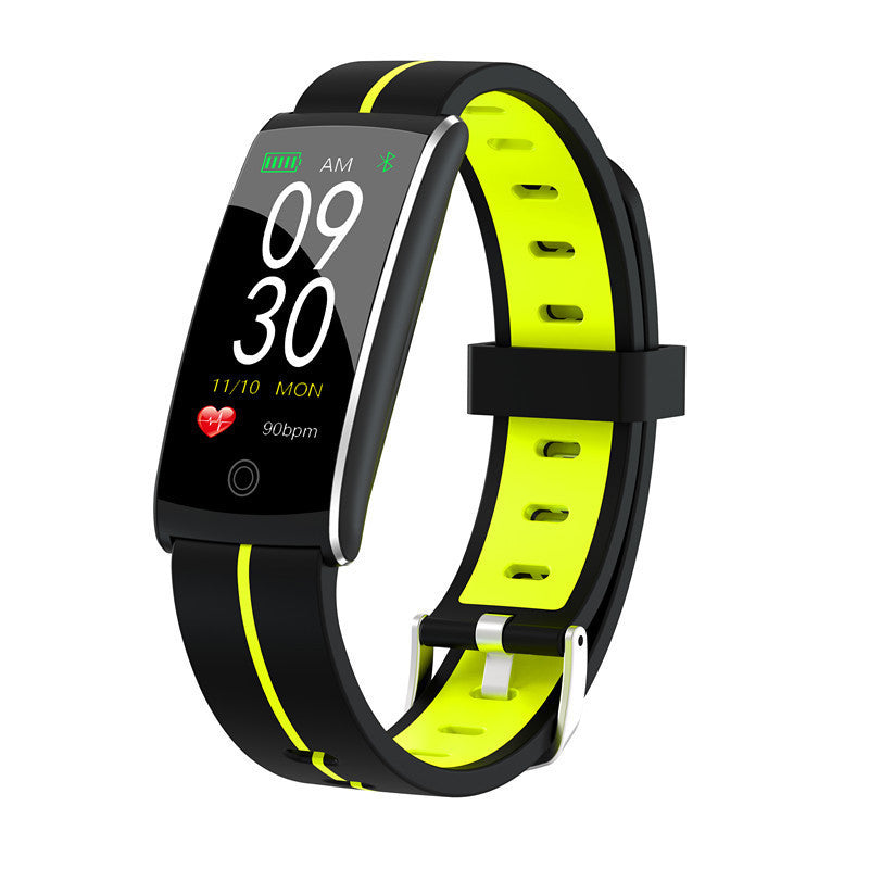 Smart Color Screen Sports Bluetooth Bracelet Heart Rate Monitoring - Nyaabs