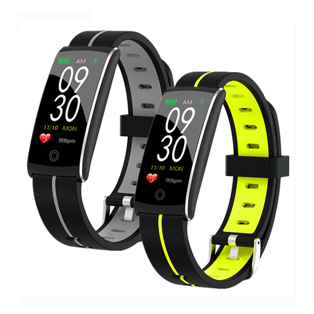 Smart Color Screen Sports Bluetooth Bracelet Heart Rate Monitoring - Nyaabs