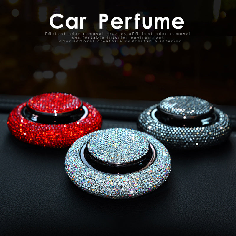 Crystal Diamond Car Air Freshener Perfume Accessories Car Decoration Solid Perfume - Nyaabs