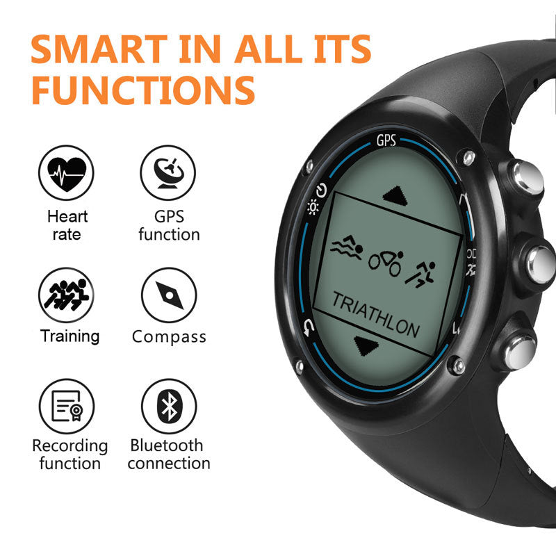 Navigation Smart Sports Watch Outdoor Heart Rate Swimming Watch - Nyaabs