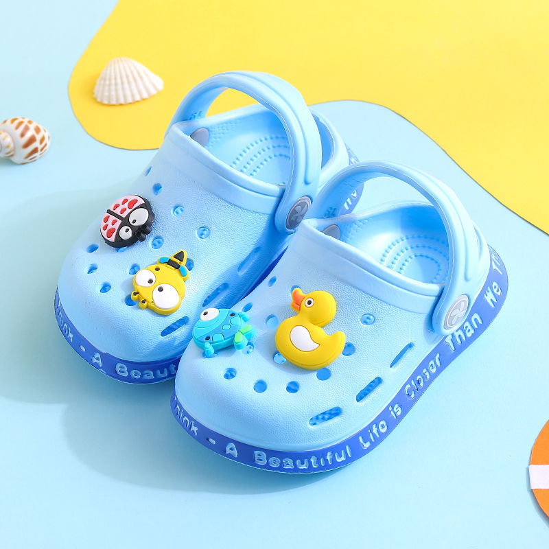 Kids Slippers for Boys Girls Cartoon Shoes Summer Toddler - Nyaabs