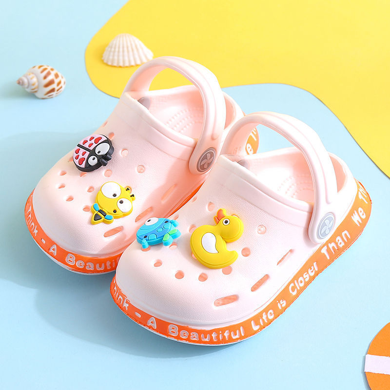 Kids Slippers for Boys Girls Cartoon Shoes Summer Toddler - Nyaabs