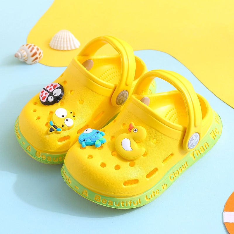 Kids Slippers for Boys Girls Cartoon Shoes Summer Toddler - Nyaabs