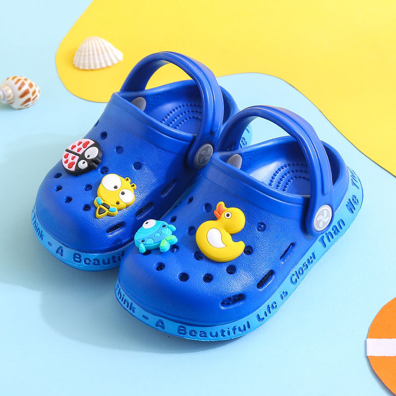 Kids Slippers for Boys Girls Cartoon Shoes Summer Toddler - Nyaabs