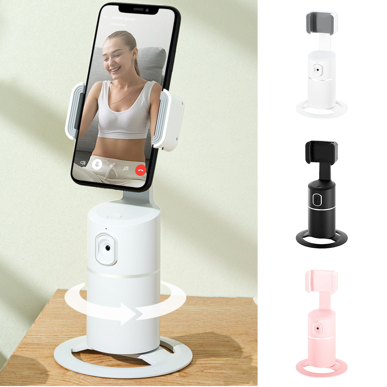 Smart Face Recognition Tracking PTZ Mobile Phone Stand Anchor Live Broadcast Stand - Nyaabs