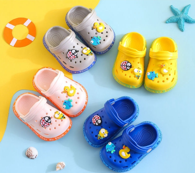 Kids Slippers for Boys Girls Cartoon Shoes Summer Toddler - Nyaabs