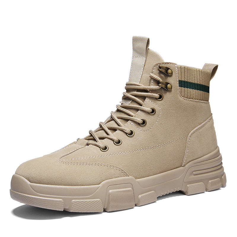 Men's high top work clothes men's shoes - Nyaabs