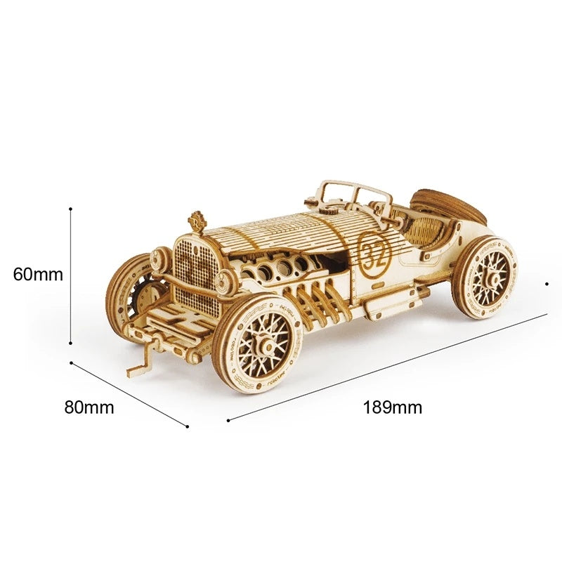 Car 3D Wooden Puzzle Game Assembly Racing Children's Toys My Store