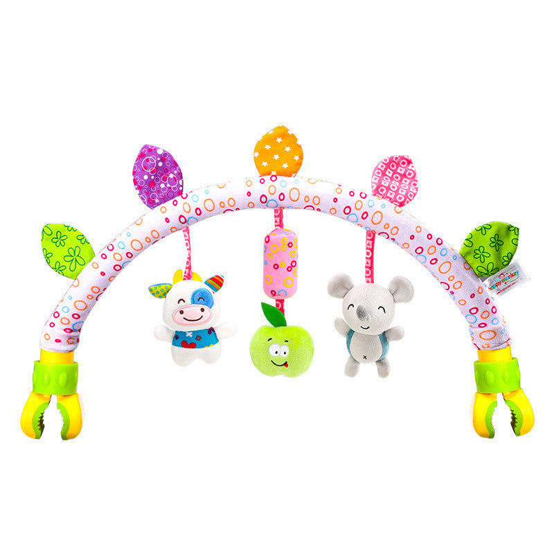 Baby Musical Mobile Toys for Bed Stroller Plush Baby Rattles Toys for Baby Toys 0-12 Months Infant - Nyaabs