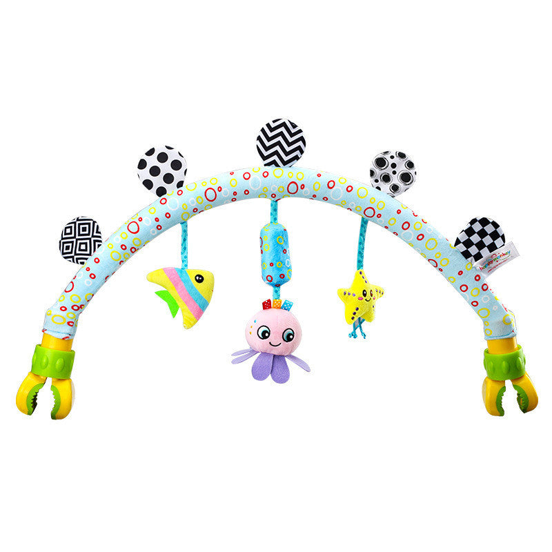 Baby Musical Mobile Toys for Bed Stroller Plush Baby Rattles Toys for Baby Toys 0-12 Months Infant - Nyaabs