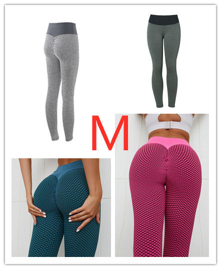 Plaid Leggings Fitness Yoga Pants Women's Seamless High Waist Breathable Gym Leggings - Nyaabs