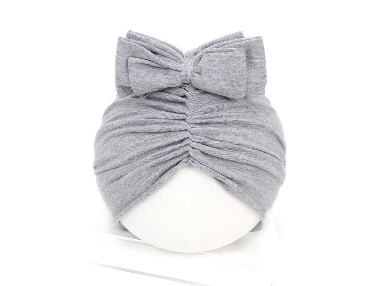 Cute Baby Hat Newborn Soft Baby Girl Hat Turban Infant Toddler Baby Cap Bonnet Headwraps - Nyaabs