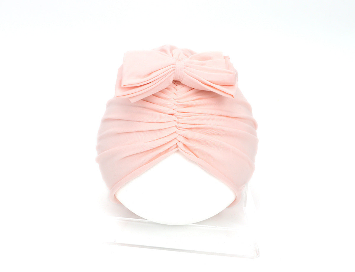 Cute Baby Hat Newborn Soft Baby Girl Hat Turban Infant Toddler Baby Cap Bonnet Headwraps - Nyaabs