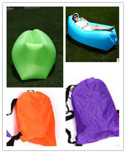 Inflatable Sofa Lazy Bag Camping Air Bed Lounger - Nyaabs