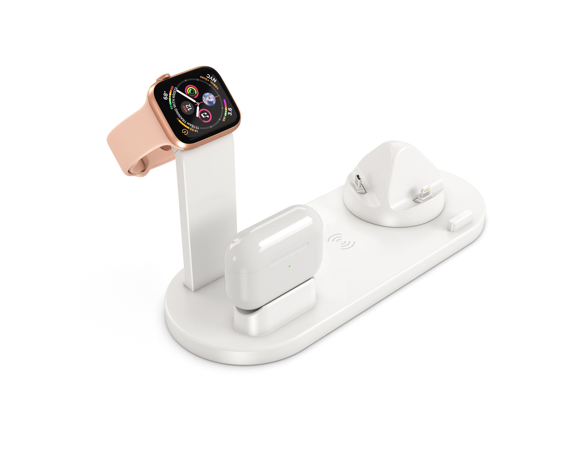 Three-In-one Wireless Charger Watch Headset Wireless Charger Bracket - Nyaabs