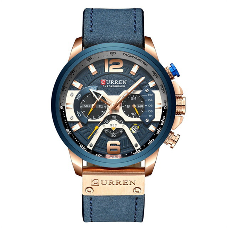 Casual Sport Watch Blue Watch For Men - Nyaabs