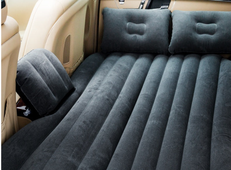 Travel Bed Car Inflatable Bed Car Mattress Pvc Flocking Car Inflatable Bed Travel Inflatable Bed - Nyaabs