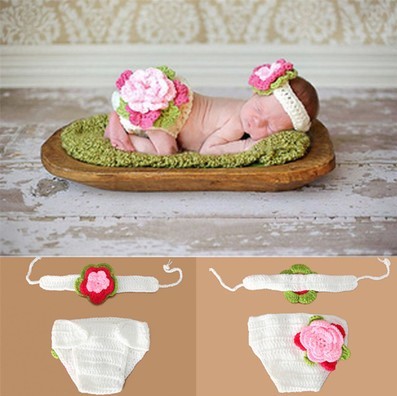 Newborn Baby Children Photography Clothes Baby 100 Days Full Moon Photo Clothing - Nyaabs