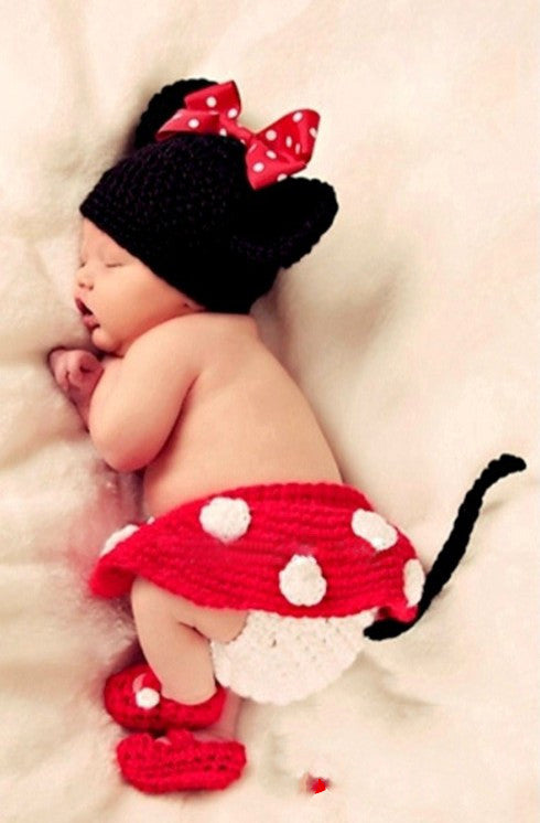 Newborn Baby Children Photography Clothes Baby 100 Days Full Moon Photo Clothing - Nyaabs