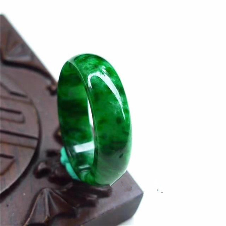 Emerald Jade Ring For Men And Women - Nyaabs