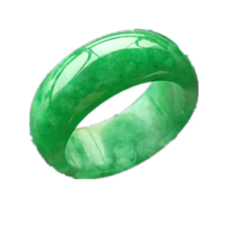 Emerald Jade Ring For Men And Women - Nyaabs