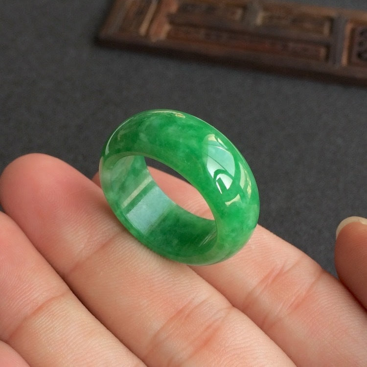 Emerald Jade Ring For Men And Women - Nyaabs