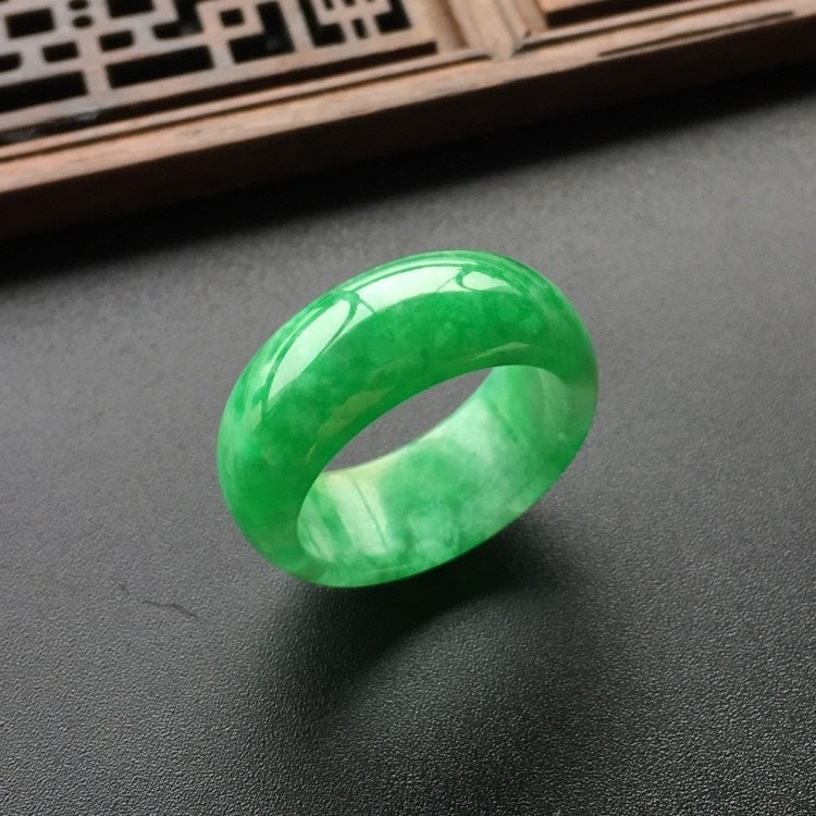 Emerald Jade Ring For Men And Women - Nyaabs