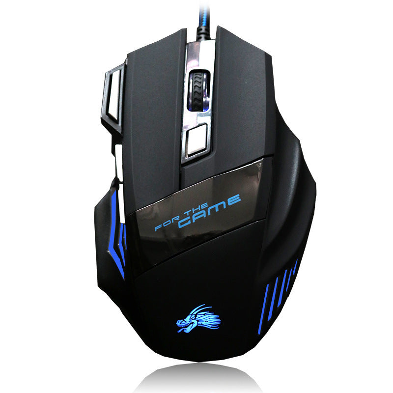 7-button Colorful Glowing USB Gaming Mouse - Nyaabs