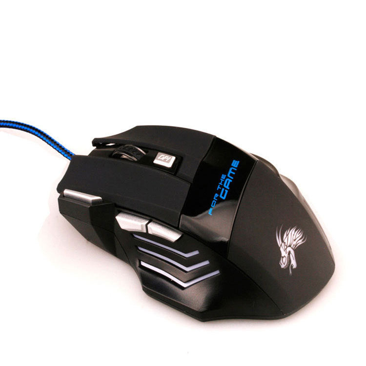 7-button Colorful Glowing USB Gaming Mouse - Nyaabs