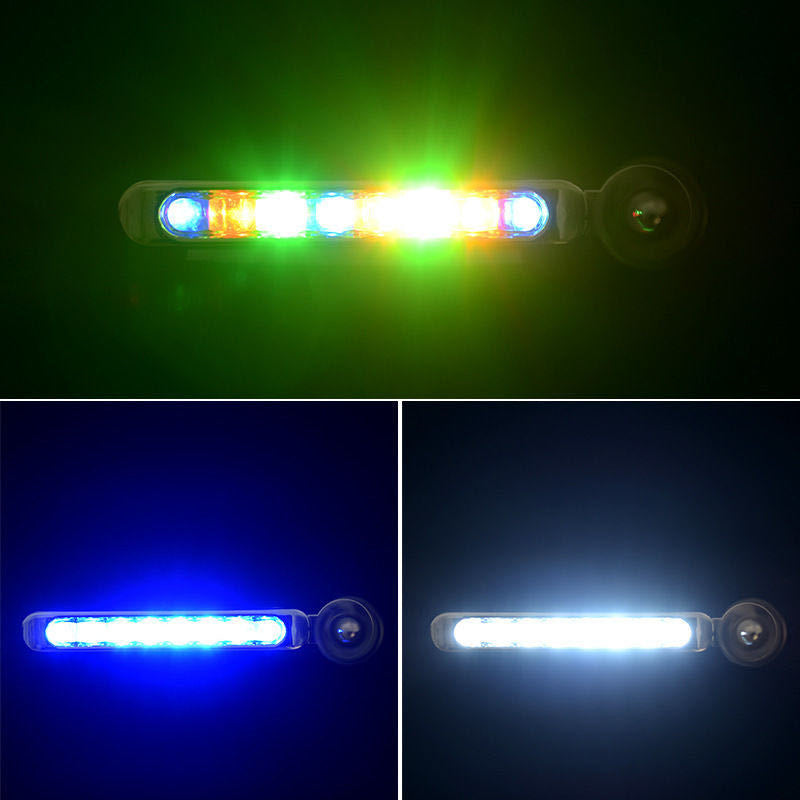 2Pcs No Need External Power Supply Wind Energy Day Light LED Car DRL Led Daytime Running Light Lamp Strip RGB Motorcycle Stying - Nyaabs